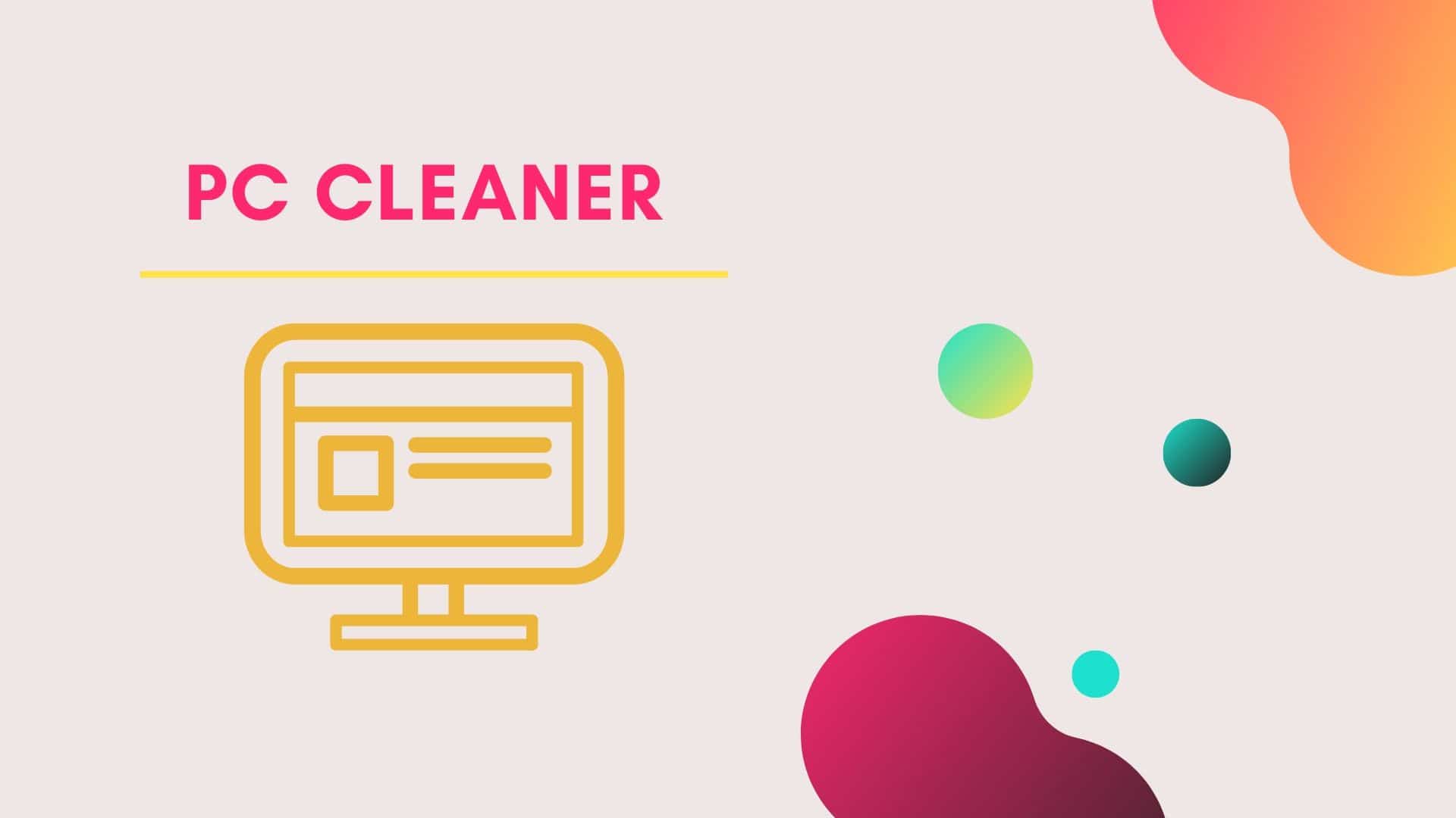 PC Cleaner Software