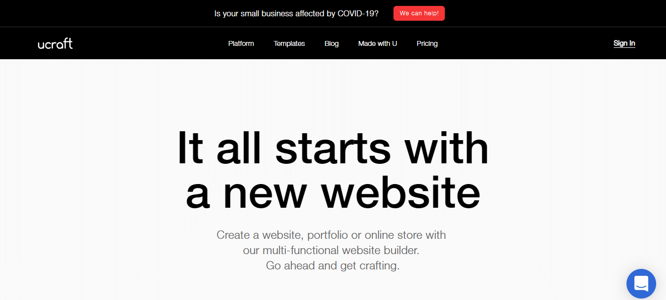 Free Website Builder Create a Website With Ucraft