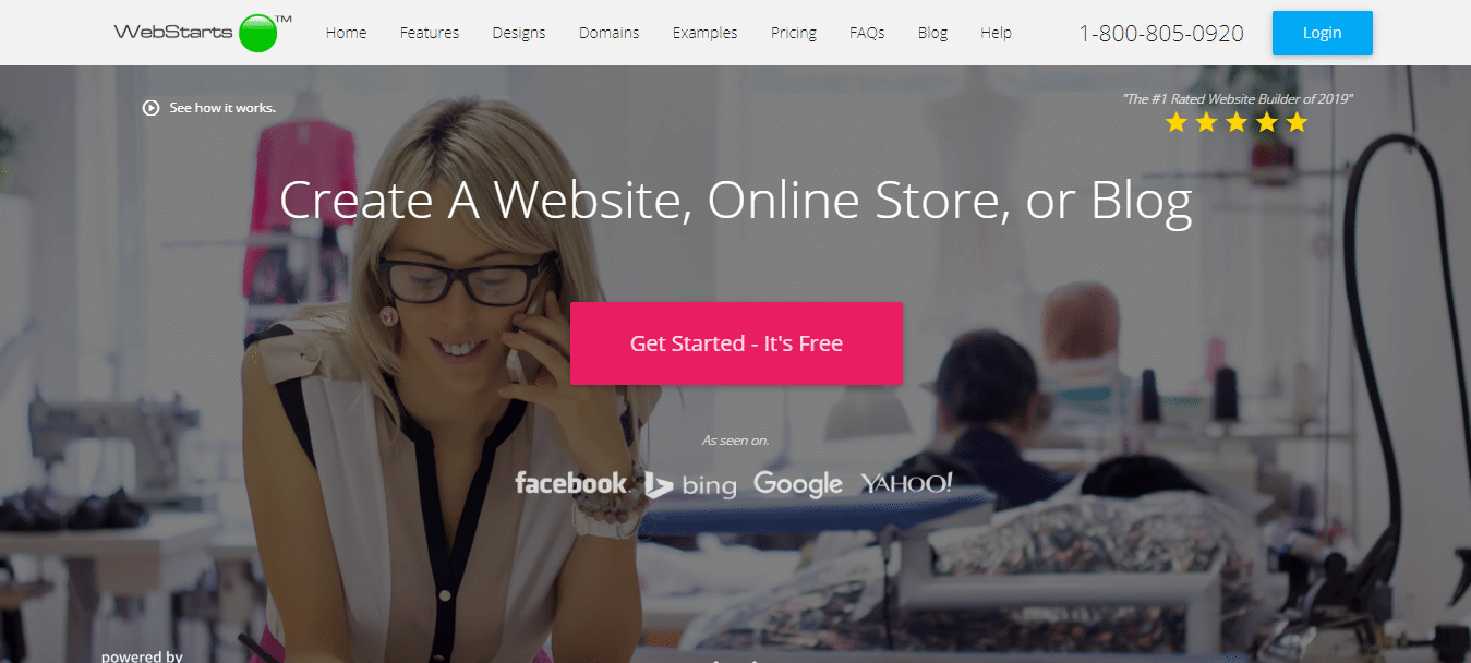 Free Website Builder _ Make a Free Website - WebStarts
