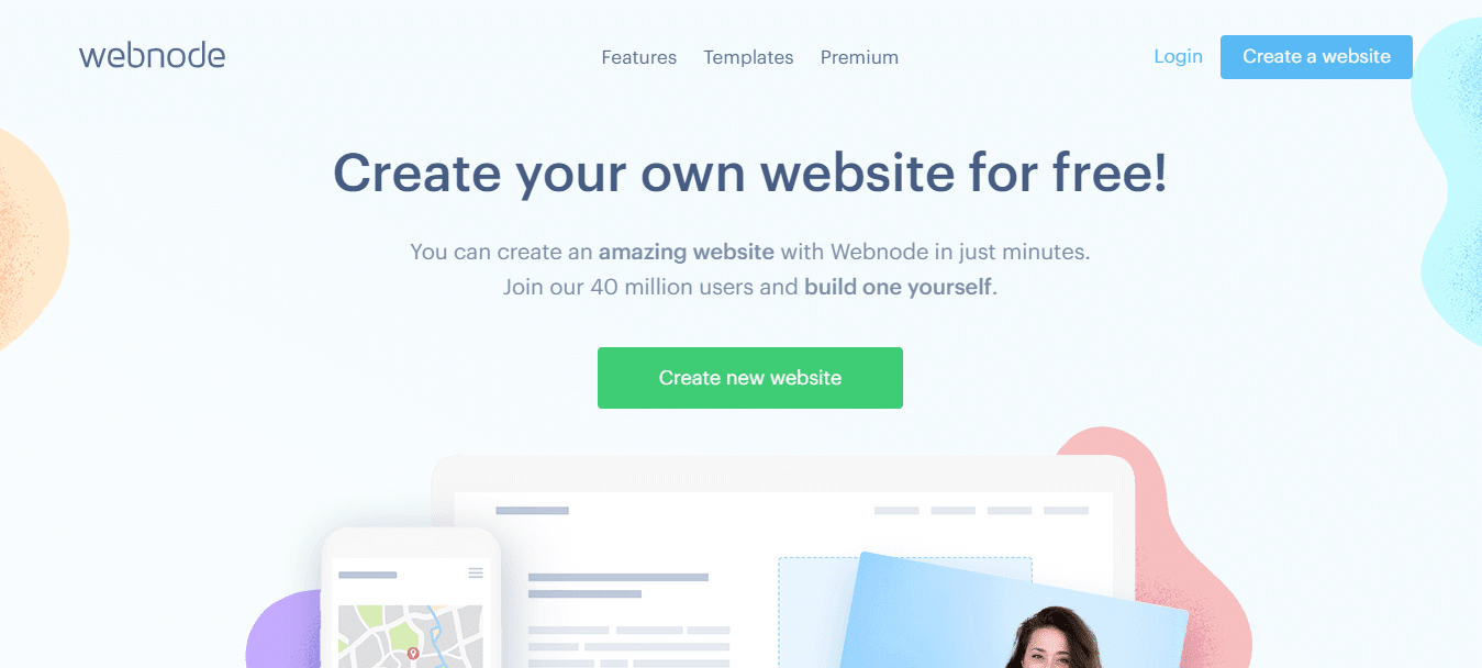 Webnode - create free website and earn money