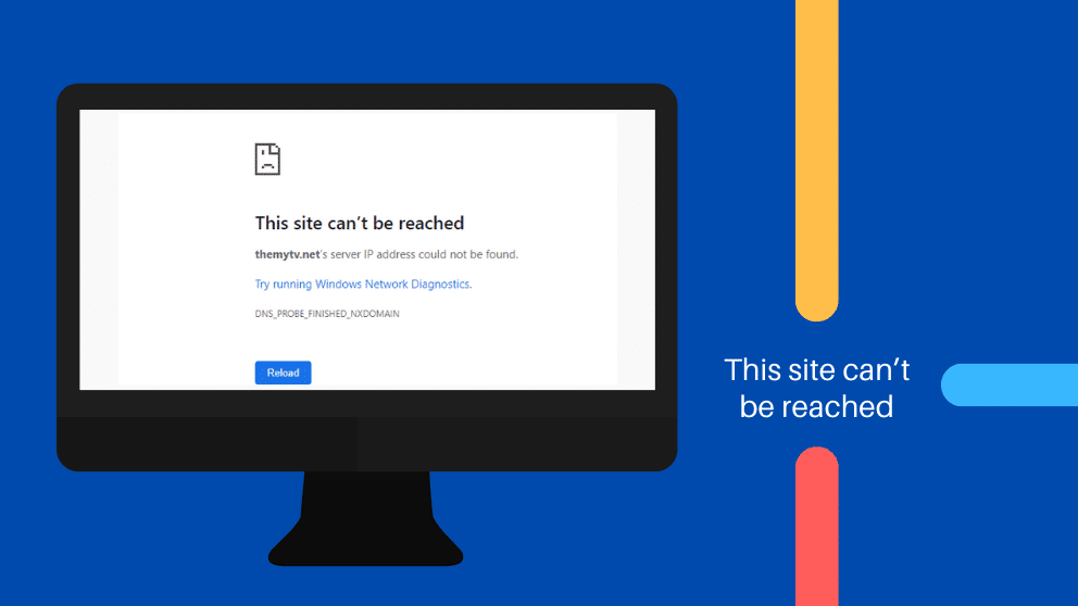 site cannot be reached